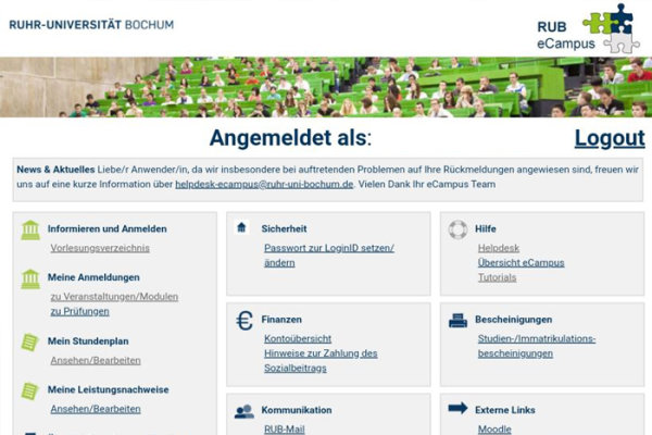 Ecampus Mobileansicht Passend